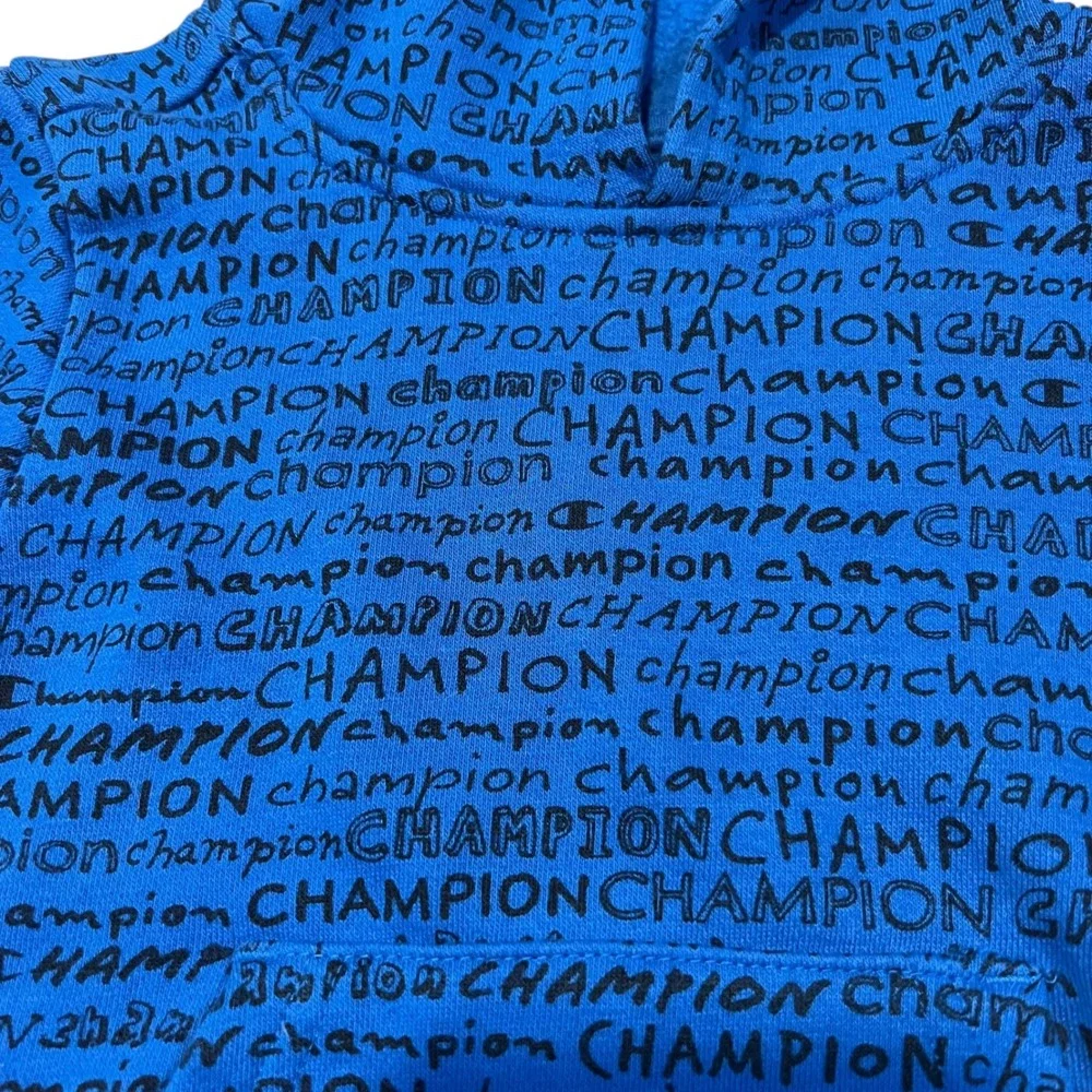 Champion Cerulean Blue Logo Hoodie - Kid's Size 2T Comfy‎ Cozy Warm